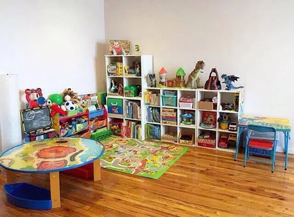 Great storage ideas here! Playroom by @lady_a_bk